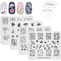 ネイルプレート Amazon.co.jp: KADS ネイルスタンププレートセット（4枚プレート